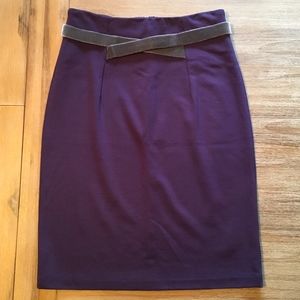 Anthro Girls from Savoy Ponte Skirt NWOT - Size 2